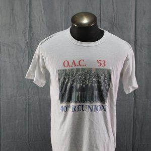 Vintage Graphic T-shirt - Opticians Canada 1953 40th Anniversary - Men's Large